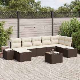 Juego de Sofá de Jardín de 7 Piezas con Cojines Ratán Poliéster Gris by , Outdoor sofas - Ref: Foro24-3355827, Price: 529,94 ...