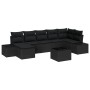 Juego de Sofá de Jardín de 8 Piezas con Cojines de Ratán Poliéster Beige by , Outdoor sofas - Ref: Foro24-3355832, Price: 540...