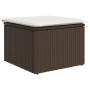 Juego de Sofás de Jardín de 8 Piezas con Cojines Marrón Polirratán by , Outdoor sofas - Ref: Foro24-3355847, Price: 536,54 €,...