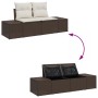 Juego de Sofás de Jardín de 8 Piezas con Cojines Marrón Polirratán by , Outdoor sofas - Ref: Foro24-3355847, Price: 536,54 €,...