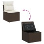 Juego de Sofás de Jardín de 8 Piezas con Cojines Marrón Polirratán by , Outdoor sofas - Ref: Foro24-3355847, Price: 536,54 €,...