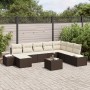 Conjunto de sofá de jardín de 8 piezas con cojines gris poliratán | Foro24.es | Tu tienda online para hogar, jardín y más Foro24.es
