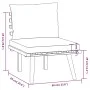 Garden furniture 7 pieces with cushions solid acacia wood by vidaXL, Garden sets - Ref: Foro24-3087024, Price: 536,47 €, Disc...