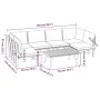 Garden furniture 7 pieces with cushions solid acacia wood by vidaXL, Garden sets - Ref: Foro24-3087024, Price: 536,47 €, Disc...