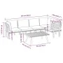 Garden furniture 6 pieces with cushions solid acacia wood by vidaXL, Garden sets - Ref: Foro24-3087014, Price: 470,97 €, Disc...