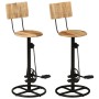Küchenhocker 2 Einheiten aus massivem Mangoholz von vidaXL, Küchenhocker - Ref: Foro24-338218, Preis: 145,27 €, Rabatt: %