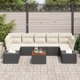 Conjunto de Sofás de Jardín de 8 Piezas con Cojines de Ratán Negro | Foro24.es | Tu tienda online para hogar, jardín y más Foro24.es