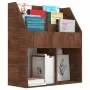 Revistero niños madera contrachapada marrón roble 71x30x78,5 cm de vidaXL, Revisteros - Ref: Foro24-339528, Precio: 66,61 €, ...
