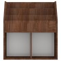 Revistero niños madera contrachapada marrón roble 71x30x78,5 cm de vidaXL, Revisteros - Ref: Foro24-339528, Precio: 68,22 €, ...