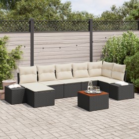 Conjunto de Sofá de Jardín de 8 Piezas con