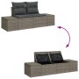 Juego de Sofá de Jardín de 10 Piezas con Cojines Gris Ratán Acacia by , Outdoor sofas - Ref: Foro24-3356669, Price: 656,97 €,...