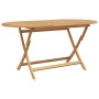 Conjunto de Comedor de Jardín  de 7 Piezas Plegable de Madera Maciza de Teca, Sillas de Jardín  2 pcs de Madera Maciza de Teca | Foro24.es | Tu tienda online para hogar, jardín y más Foro24.es