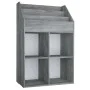 Kinder-Zeitschriftenständer aus Ingenieurholz Beton 71x30x114 cm von vidaXL, Zeitschriftenständer - Ref: Foro24-339531, Preis...