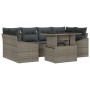 Conjunto de Sofá de Jardín de 7 Piezas con Cojines Gris Poliratán von , Outdoor-Sofas - Ref: Foro24-3357672, Preis: 527,57 €,...