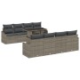 Set de Sofá de Jardín de 7 Piezas con Cojines Gris Poli Rattán | Foro24.es | Tu tienda online para hogar, jardín y más Foro24.es