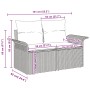 Juego de Sofá de Jardín de 6 Piezas con Cojines Gris Poliratán von , Outdoor-Sofas - Ref: Foro24-3358918, Preis: 367,01 €, Ra...