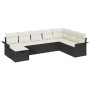 Juego de Sofá de Jardín de 8 Piezas con Cojines Negros de Ratán by , Outdoor sofas - Ref: Foro24-3358926, Price: 470,12 €, Di...