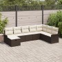 Juego de sofá de jardín de 8 piezas con cojines marrón ratán polietileno by , Outdoor sofas - Ref: Foro24-3358927, Price: 527...