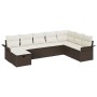 Juego de sofá de jardín de 8 piezas con cojines marrón ratán polietileno by , Outdoor sofas - Ref: Foro24-3358927, Price: 527...