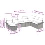 Juego de sofá de jardín de 8 piezas con cojines marrón ratán polietileno by , Outdoor sofas - Ref: Foro24-3358927, Price: 527...