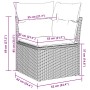 Juego de sofá de jardín de 8 piezas con cojines marrón ratán polietileno by , Outdoor sofas - Ref: Foro24-3358927, Price: 527...