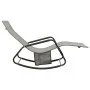 Tumbona de acero y textilene gris de vidaXL, Tumbonas - Ref: Foro24-317592, Precio: 81,65 €, Descuento: %