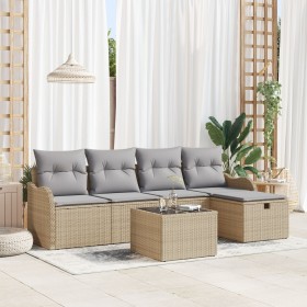 Comprar Juego de Sofá de Jardín de 6 Piezas con