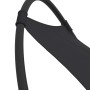 Schaukelliege mit Rädern aus Stahl und schwarzem Textilene-Gewebe von vidaXL, Liegen - Ref: Foro24-317603, Preis: 82,67 €, Ra...