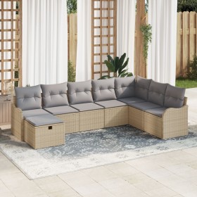 Conjunto de Sofás de Jardín de 8 Piezas con