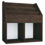 Revistero de niños madera ingeniería roble ahumado 71x30x78,5cm by vidaXL, Magazine racks - Ref: Foro24-339527, Price: 53,99 ...
