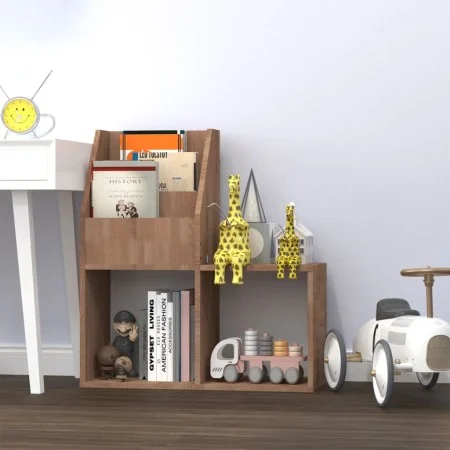 Children's magazine rack engineered wood Sonoma oak 71x30x78.5 cm by vidaXL, Magazine racks - Ref: Foro24-339518, Price: 51,8...