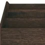 Kinder-Zeitschriftenständer aus geräucherter Eichen-Ingenieursholz 71x30x78,5cm. von vidaXL, Zeitschriftenständer - Ref: Foro...