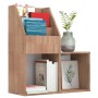 Zeitungsständer für Kinder aus Holzwerkstoff Sonoma-Eiche 71x30x78,5 cm von vidaXL, Zeitschriftenständer - Ref: Foro24-339518...