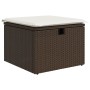 Juego de Sofás de Jardín de 7 Piezas con Cojines Marrón Poliratán von , Outdoor-Sofas - Ref: Foro24-3359087, Preis: 449,50 €,...