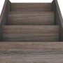 Revistero de niños madera ingeniería gris y Sonoma 71x30x78,5cm by vidaXL, Magazine racks - Ref: Foro24-339519, Price: 39,46 ...