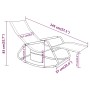 Sonnenliege aus Stahl und grünem Textilene von vidaXL, Liegen - Ref: Foro24-317594, Preis: 74,89 €, Rabatt: %
