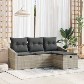Comprar Conjunto de 4 Piezas de Sofá de Jardín