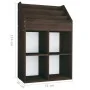 Revistero de niños madera ingeniería roble ahumado 71x30x114 cm de vidaXL, Revisteros - Ref: Foro24-339534, Precio: 73,93 €, ...