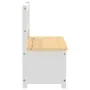 Children's storage bench MDF white and beige 60x30x55 cm by vidaXL, Baby and Toddler Furniture Sets - Ref: Foro24-10408, Pric...