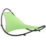 Rocking lounger with steel wheels and green textilene fabric by vidaXL, Loungers - Ref: Foro24-317606, Price: 92,18 €, Discou...