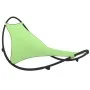 Rocking lounger with steel wheels and green textilene fabric by vidaXL, Loungers - Ref: Foro24-317606, Price: 110,93 €, Disco...