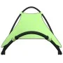 Rocking lounger with steel wheels and green textilene fabric by vidaXL, Loungers - Ref: Foro24-317606, Price: 110,93 €, Disco...