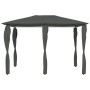 Cenador con cubiertas de postes antracita 3x4x2,6 m 160 g/m²