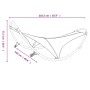 Schaukelliege mit Stahlrädern und grünem Textilene-Stoff von vidaXL, Liegen - Ref: Foro24-317606, Preis: 92,18 €, Rabatt: %
