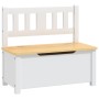 Mesa y sillas infantiles 4 piezas MDF blanco y beige by vidaXL, Baby and Toddler Furniture Sets - Ref: Foro24-10412, Price: 1...