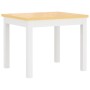 Kinder-Tisch und Stühle, 4-teilig, aus weißem und beigem MDF. von vidaXL, Möbelsets für Babys und Kleinkinder - Ref: Foro24-1...