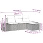 Set de Sofá de Jardín de 4 Piezas con Cojines Beige Ratán Polivalente von , Outdoor-Sofas - Ref: Foro24-3359350, Preis: 306,4...