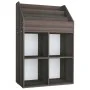 Revistero de niños madera ingeniería gris y Sonoma 71x30x114 cm de vidaXL, Revisteros - Ref: Foro24-339533, Precio: 82,59 €, ...
