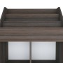 Revistero de niños madera ingeniería gris y Sonoma 71x30x114 cm by vidaXL, Magazine racks - Ref: Foro24-339533, Price: 83,70 ...
