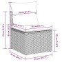 Conjunto de Sofá de Jardín de 6 Piezas con Cojines Negro Ratán Poli by , Outdoor sofas - Ref: Foro24-3359416, Price: 377,94 €...